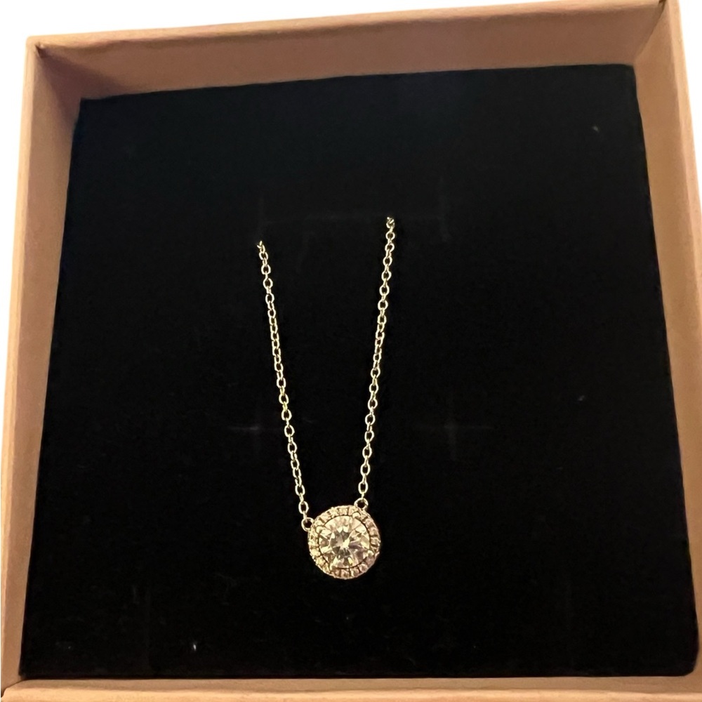 Signed JCL CZ Pendant Necklace 20-22" 925
Sterling Silver 20” to 22”EUC